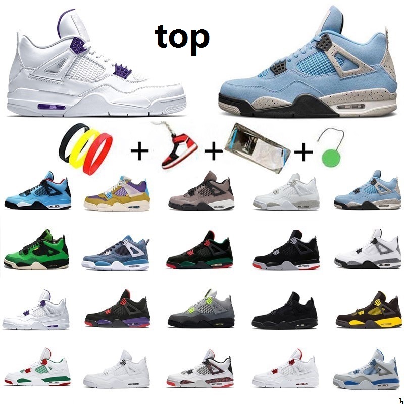 Dunks Top Quality 4 4s Basketball Shoes Jumpman Mens Womens Sail Kaws Fire Red Metallic Cactus Jack University Blue White Black Cat Guava Ice Sneakers Size EUR 36-47, Shoelaces
Dunks Top Quality 4 4s Basketball Shoes Jumpman Mens Womens Sail Kaws Fire Red Metallic Cactus Jack University Blue White Black Cat Guava Ice Sneakers Size EUR 36-47, Shoelaces