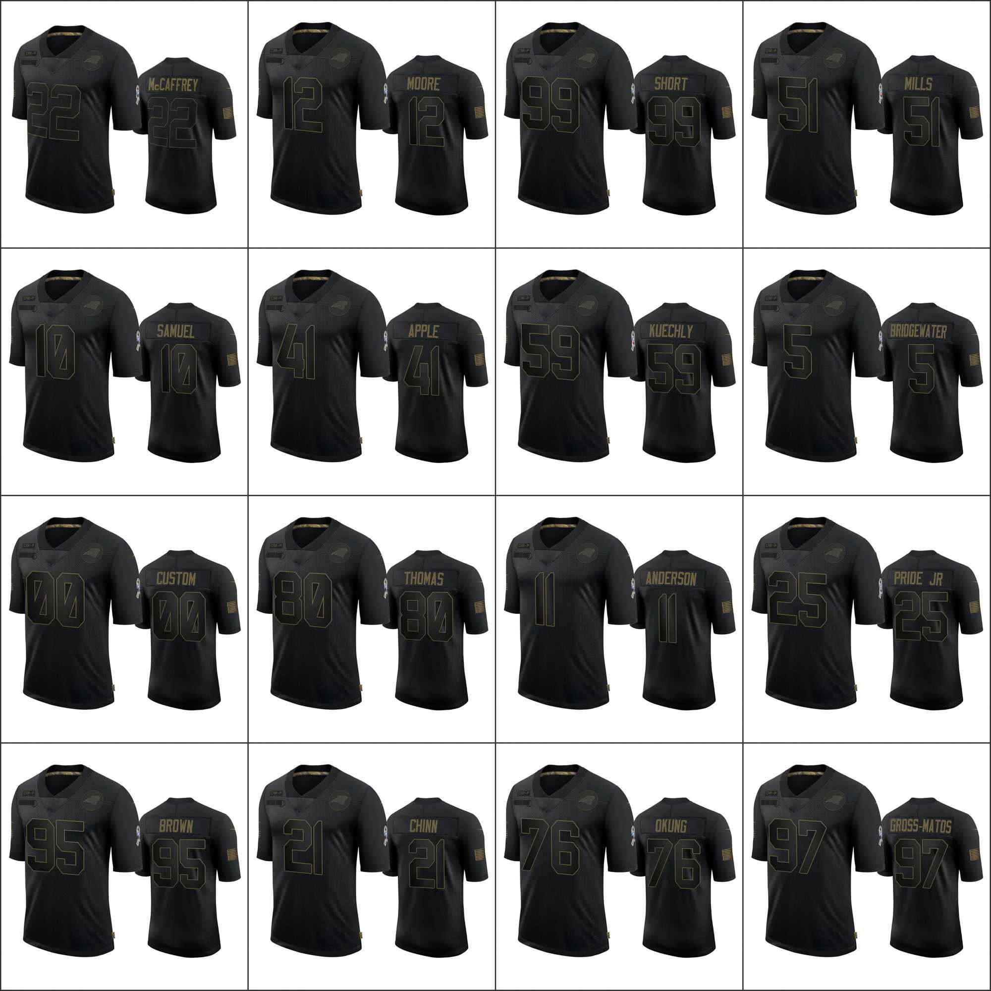 CarolinaPanthersMen #22 Christian McCaffrey 11 Robby Anderson 59 Luke Kuechly Custom Women Youth Black Salute to Service Limited Jersey, Black;red
CarolinaPanthersMen #22 Christian McCaffrey 11 Robby Anderson 59 Luke Kuechly Custom Women Youth Black Salute to Service Limited Jersey, Black;red
