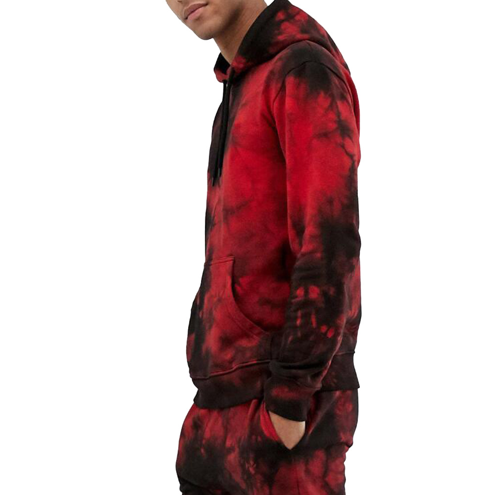 Men's Hoodies Jumper Autumn Male Casual Hoodies Sweatshirts Tie Dyed Print Hoodies Man Sweatshirt Pocket Pullover Hooded 201020