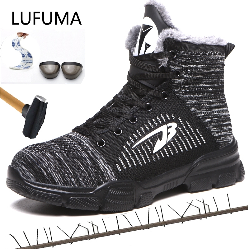 Work Shoes Safety Boots Man Toe Breathable Non Slip Light Weight Fashionable Anti Smashing Puncture Proof Ourdoors High Cut 210315, Red
Work Shoes Safety Boots Man Toe Breathable Non Slip Light Weight Fashionable Anti Smashing Puncture Proof Ourdoors High Cut 210315, Red
