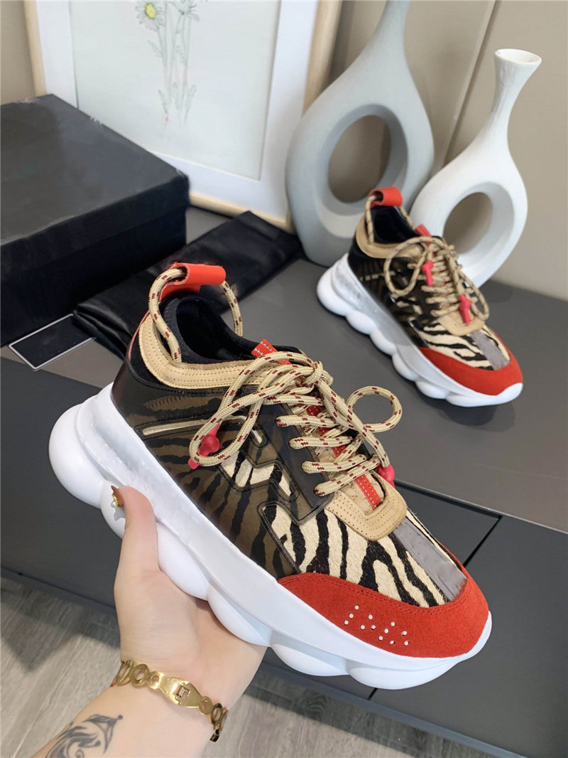 Designer Casual Shoes NEW Chain Reaction Wild Animal Print Trainer Shoes Sneakers With Box, Black
Designer Casual Shoes NEW Chain Reaction Wild Animal Print Trainer Shoes Sneakers With Box, Black