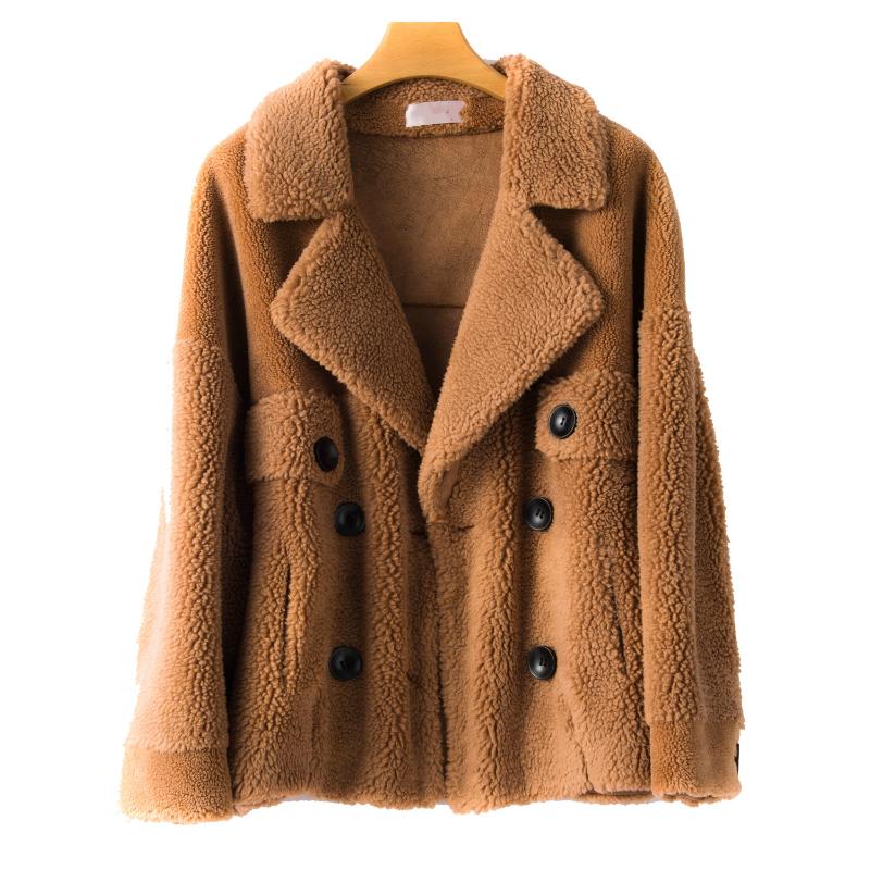 Women' Fur & Faux Fashion High Quality Sheep Shearing Coat Wool Jackets For Women 2021 Long Fleece Female Autumn Jacket Casaco Zjt417, Blue
Women' Fur & Faux Fashion High Quality Sheep Shearing Coat Wool Jackets For Women 2021 Long Fleece Female Autumn Jacket Casaco Zjt417, Blue