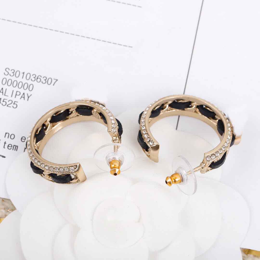 2021 Hook drop earring with diamond and leather for women wedding jewelry gift in 18k gold plated PS4032, Golden
2021 Hook drop earring with diamond and leather for women wedding jewelry gift in 18k gold plated PS4032, Golden