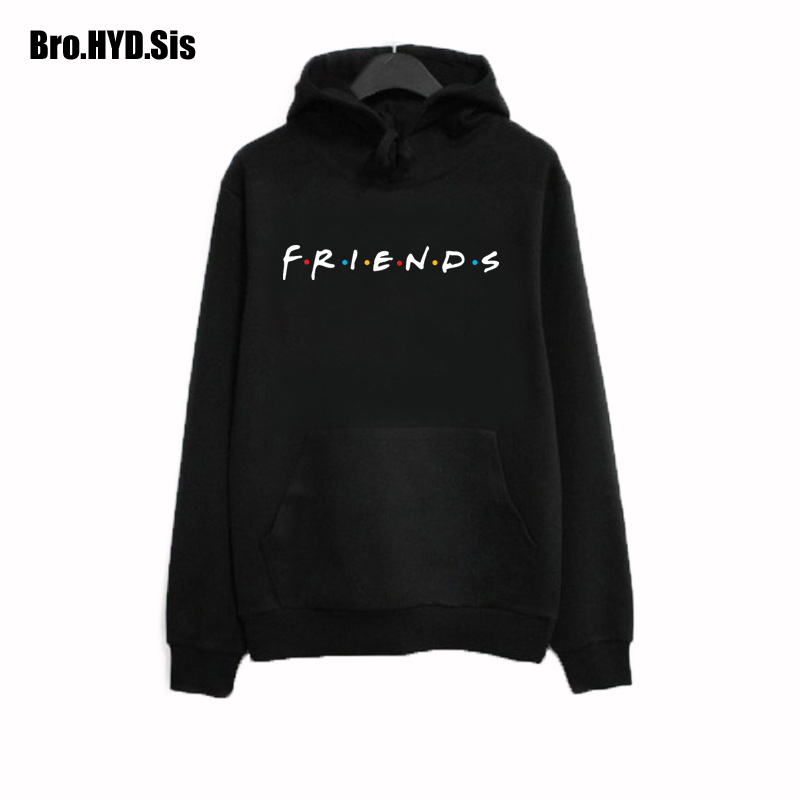 Spring Friends Letter Print Hoodies Women Sweatshirts Harajuku Hooded Sweats Long Sleeve Women's Clothing Teens Girls 201211