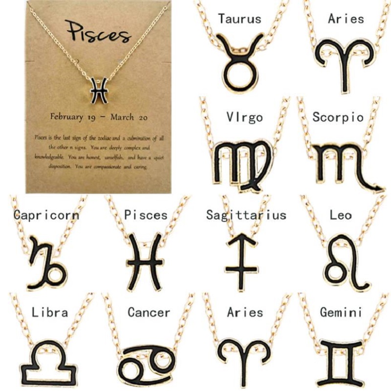 Black color 12 Zodiac Necklaces with Gift card constellation sign Pendant Silver chains Necklace For Men Women Fashion Jewelry in Bulk Free ship
Black color 12 Zodiac Necklaces with Gift card constellation sign Pendant Silver chains Necklace For Men Women Fashion Jewelry in Bulk Free ship