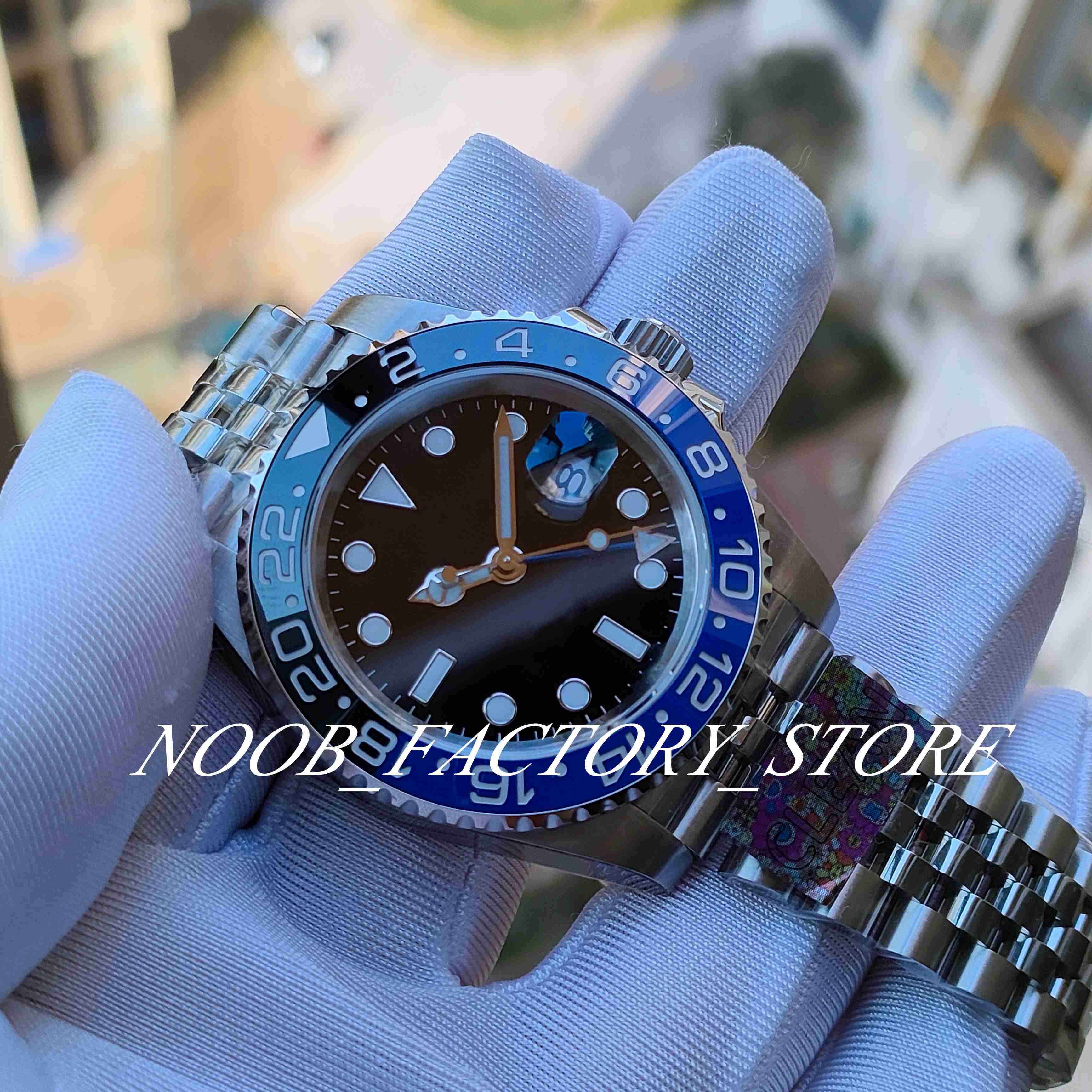 Watch of Men 904L Steel Black Blue Ceramic Bezel 126710 Watches Clean Factory Cal.3186 Automatic Movement Wristwatches Waterproof Super Luminous Gift Box, Original box
Watch of Men 904L Steel Black Blue Ceramic Bezel 126710 Watches Clean Factory Cal.3186 Automatic Movement Wristwatches Waterproof Super Luminous Gift Box, Original box