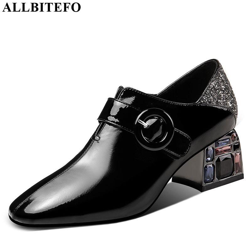 ALLBITEFO Color diamond heel genuine leather high heels women shoes women high heel shoes office ladies heels, As picture
ALLBITEFO Color diamond heel genuine leather high heels women shoes women high heel shoes office ladies heels, As picture