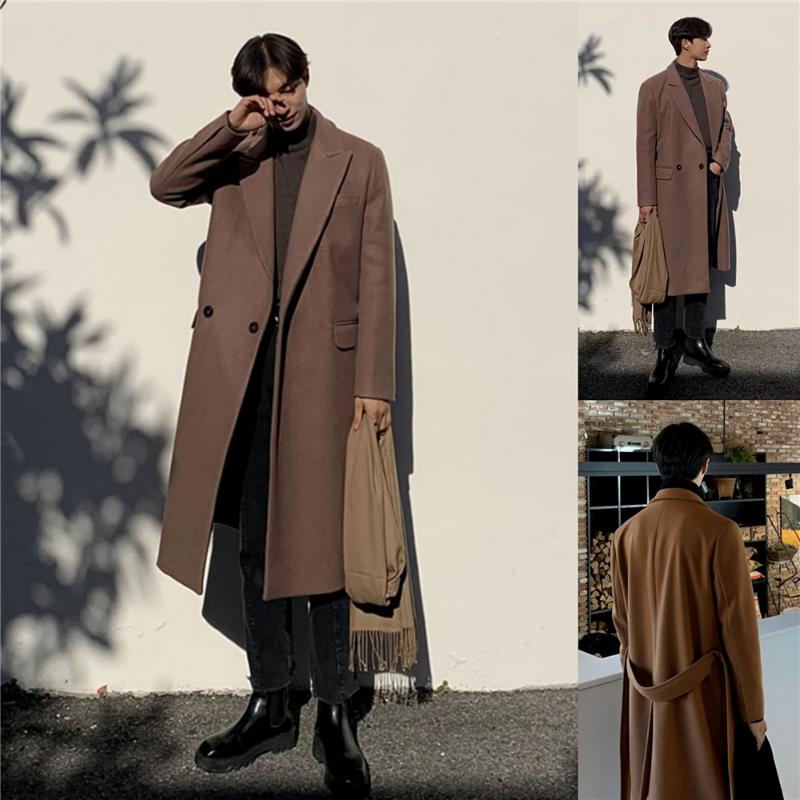 Men' Wool & Blends Office Style Thick Winter Woolen Overcoat 2021 Single Button Loose Warm Long-Length Trench Coat Male Jacket, Black
Men' Wool & Blends Office Style Thick Winter Woolen Overcoat 2021 Single Button Loose Warm Long-Length Trench Coat Male Jacket, Black