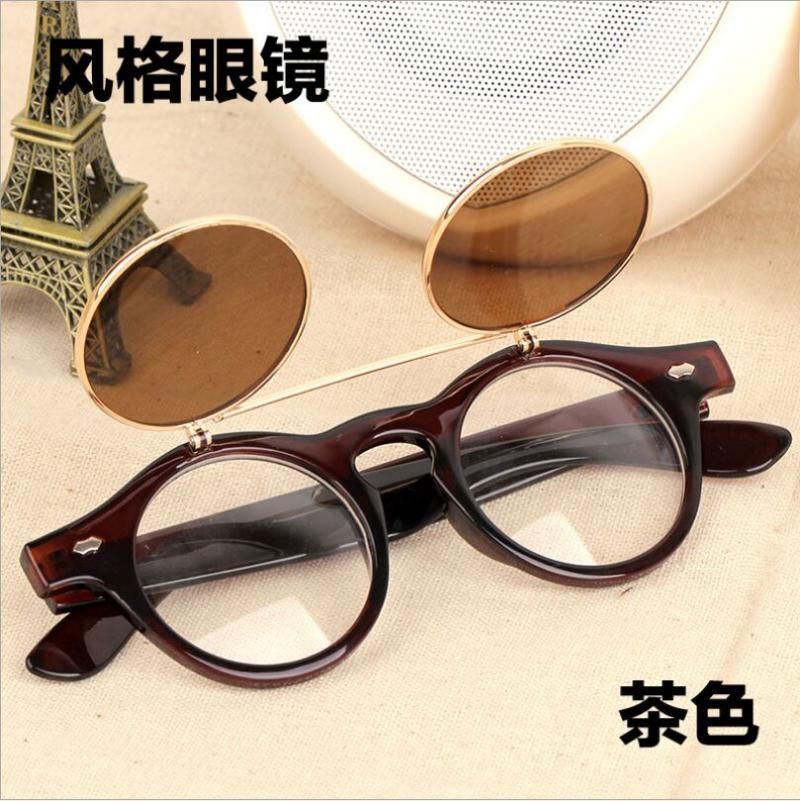 Sunglasses ISHOWTIENDA Fashion Steampunk Goth Goggles Glasses Retro Flip Up Round Vintage Okulary Przeciwsloneczne Damskie
Sunglasses ISHOWTIENDA Fashion Steampunk Goth Goggles Glasses Retro Flip Up Round Vintage Okulary Przeciwsloneczne Damskie