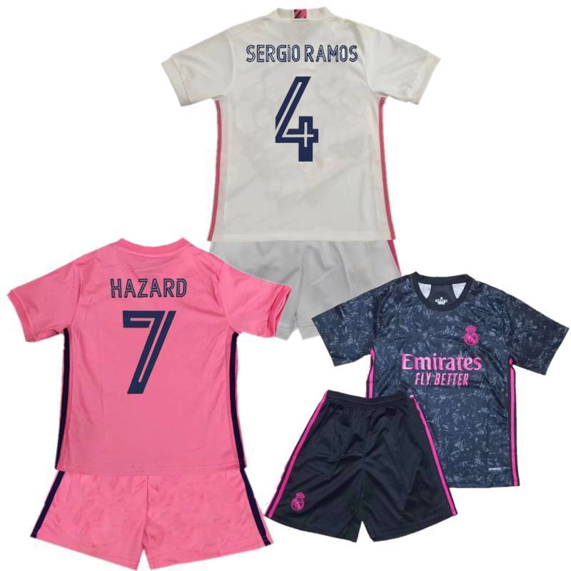 2020/21 Real Madrid Kid Kit 2021 #7 HAZARD BENZEMA MODRIC Kids Jersey Boys #4 SERGIO RAMOS MARCELO BALE Child Football Shirt, Third
2020/21 Real Madrid Kid Kit 2021 #7 HAZARD BENZEMA MODRIC Kids Jersey Boys #4 SERGIO RAMOS MARCELO BALE Child Football Shirt, Third
