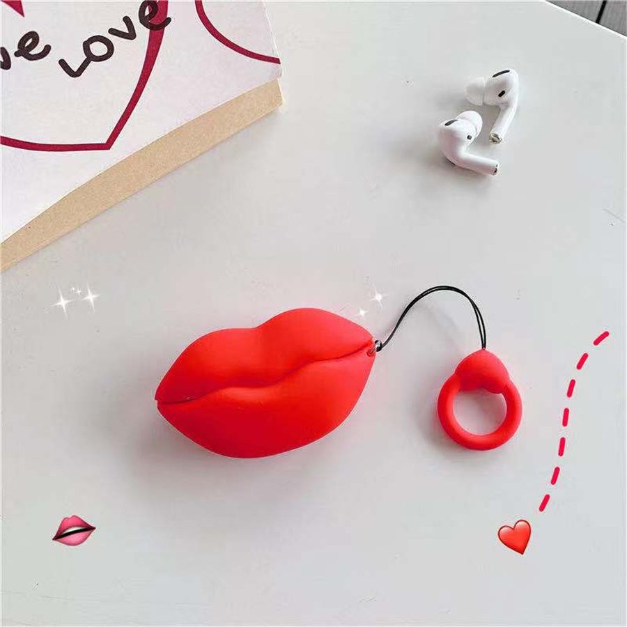 For coque AirPods Pro Case Cute Red Lips Shape Earphone Protector Air Pods Charging Box Bag Soft Silicone Case For Apple AirPods 3
For coque AirPods Pro Case Cute Red Lips Shape Earphone Protector Air Pods Charging Box Bag Soft Silicone Case For Apple AirPods 3