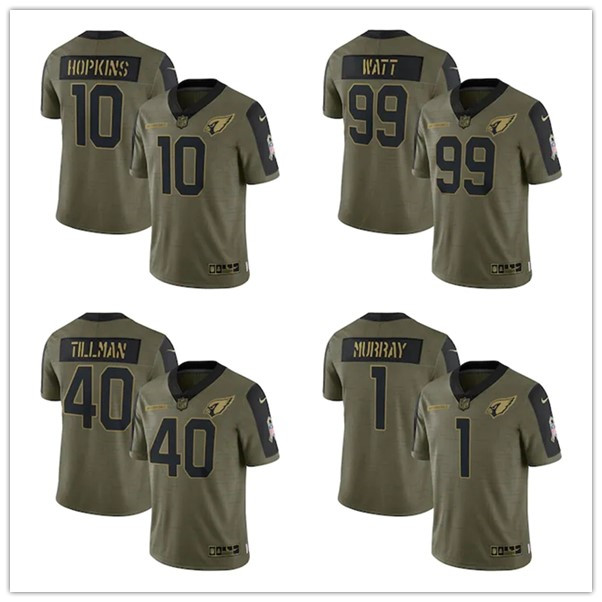 ArizonaCardinalsMEN WOMEN YOUTH Pat Tillman DeAndre Hopkins J.J. Watt Kyler Murray 2021 Salute To Service Limited football Jersey
ArizonaCardinalsMEN WOMEN YOUTH Pat Tillman DeAndre Hopkins J.J. Watt Kyler Murray 2021 Salute To Service Limited football Jersey