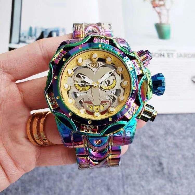 Wristwatches 2021 Series Of Games Clown Dc Dazzle Color Men's Fully Automatic Mechanical Watch Creative Steel Strap, As shown 5
Wristwatches 2021 Series Of Games Clown Dc Dazzle Color Men's Fully Automatic Mechanical Watch Creative Steel Strap, As shown 5