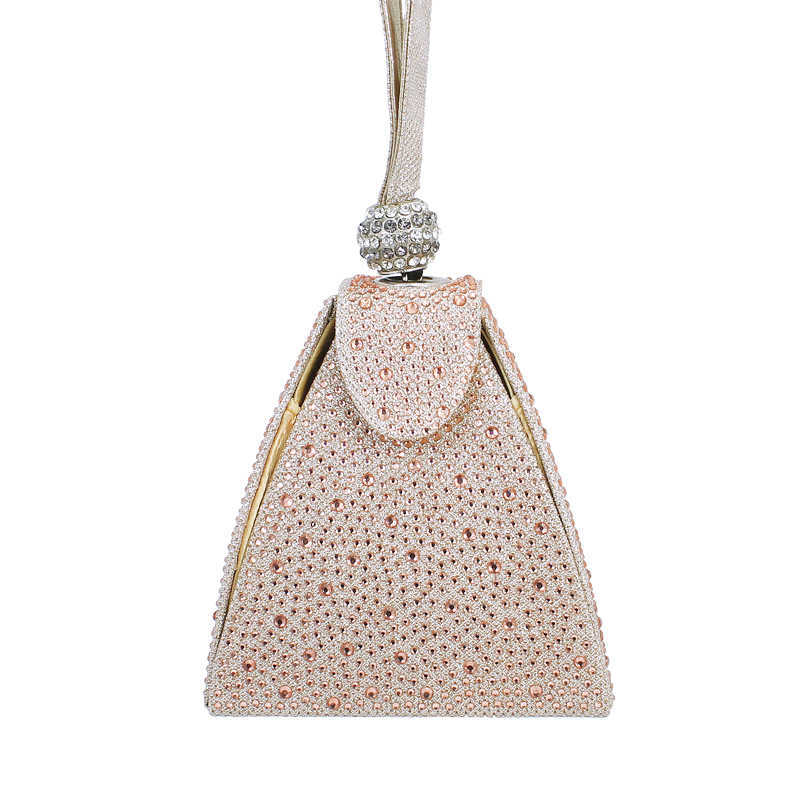 4 colors pyramid crystal evening purse crystals clutch chain shoulder bag women's purse (C386) Q0709, Khaki
4 colors pyramid crystal evening purse crystals clutch chain shoulder bag women's purse (C386) Q0709, Khaki
