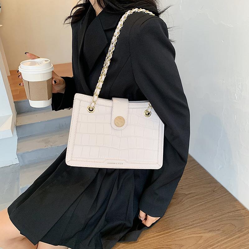 Crocodile Pattern Chain Underarm Bag For Women 2021 New Fashion Leather Handbags Shoulder Bags Female Designer Ms Crossbody Bags, Black
Crocodile Pattern Chain Underarm Bag For Women 2021 New Fashion Leather Handbags Shoulder Bags Female Designer Ms Crossbody Bags, Black