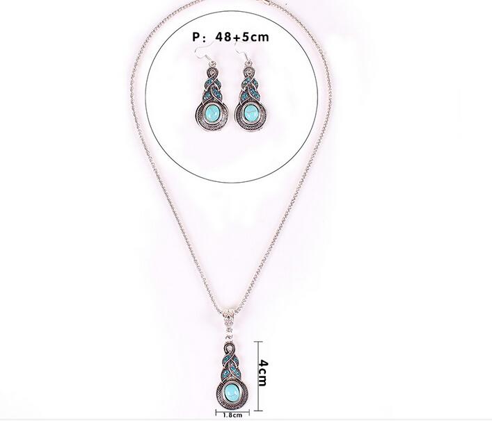 Earrings & Necklace Boheiman Vintage Jewelry Set Antique Silver Plated Cute Gourd Earring Fashion, As pic
Earrings & Necklace Boheiman Vintage Jewelry Set Antique Silver Plated Cute Gourd Earring Fashion, As pic