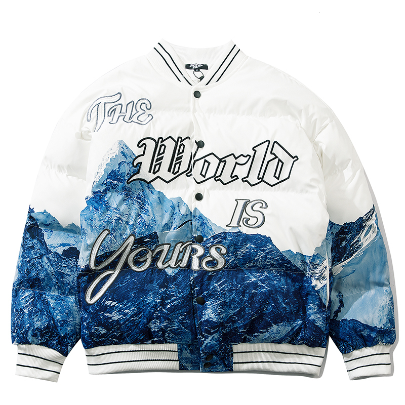 2021 New Jacket Men Warm Thick Heated Down Coat Parkas Outwear Hip Hop Snow Mountain Pattern Winter Jackets for Mens S1h4, White
2021 New Jacket Men Warm Thick Heated Down Coat Parkas Outwear Hip Hop Snow Mountain Pattern Winter Jackets for Mens S1h4, White