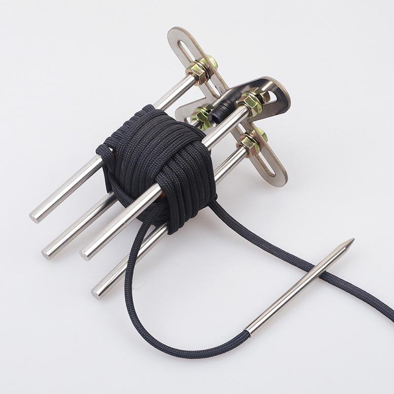 Paracord Monkey Fist Jig With Stainless Steel Adjustable Woven Tool Needle Kit DIY Outdoor Survival Keychain Maker
Paracord Monkey Fist Jig With Stainless Steel Adjustable Woven Tool Needle Kit DIY Outdoor Survival Keychain Maker