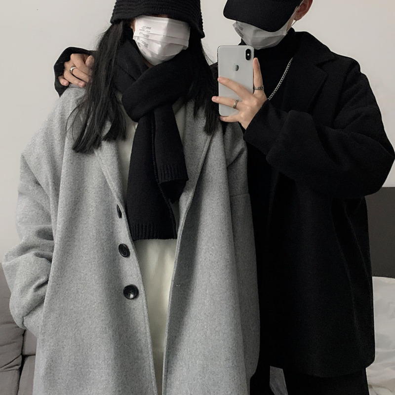 2021 New Winter Plus Cotton Warm Fashiona Casual Oversized Men Streetwear Loose Korean Style Woolen Coat Mens M05t, Black
2021 New Winter Plus Cotton Warm Fashiona Casual Oversized Men Streetwear Loose Korean Style Woolen Coat Mens M05t, Black