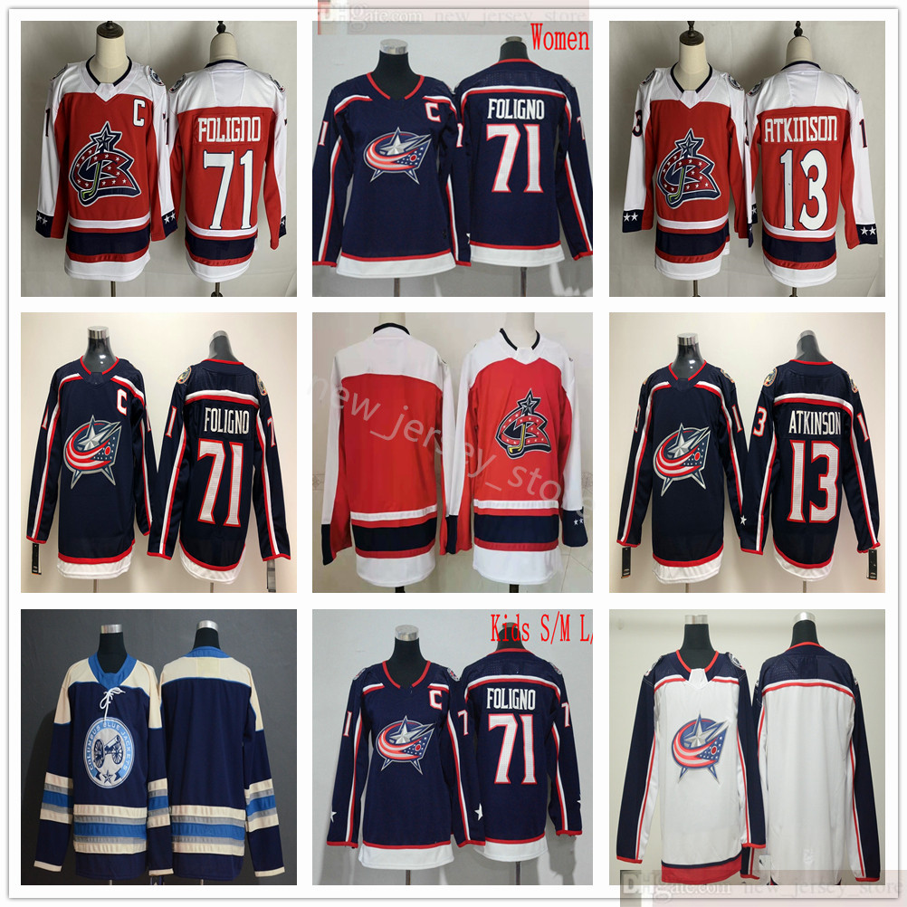 2021 Reverse Retro Columbus Blue Jackets Hockey 71 Nick Foligno 13 Cam Atkinson Blank Jerseys Blue Red White Men Women Youth Kids, Same as picture
2021 Reverse Retro Columbus Blue Jackets Hockey 71 Nick Foligno 13 Cam Atkinson Blank Jerseys Blue Red White Men Women Youth Kids, Same as picture