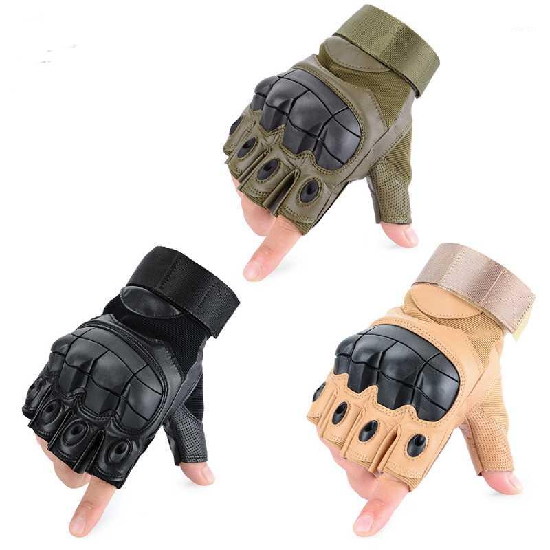 Cycling Gloves Army Tactical Fingerless Military Hard Rubber Half Finger Paintball Bicycle Shooting Protection Gear Men Glove1, Black
Cycling Gloves Army Tactical Fingerless Military Hard Rubber Half Finger Paintball Bicycle Shooting Protection Gear Men Glove1, Black