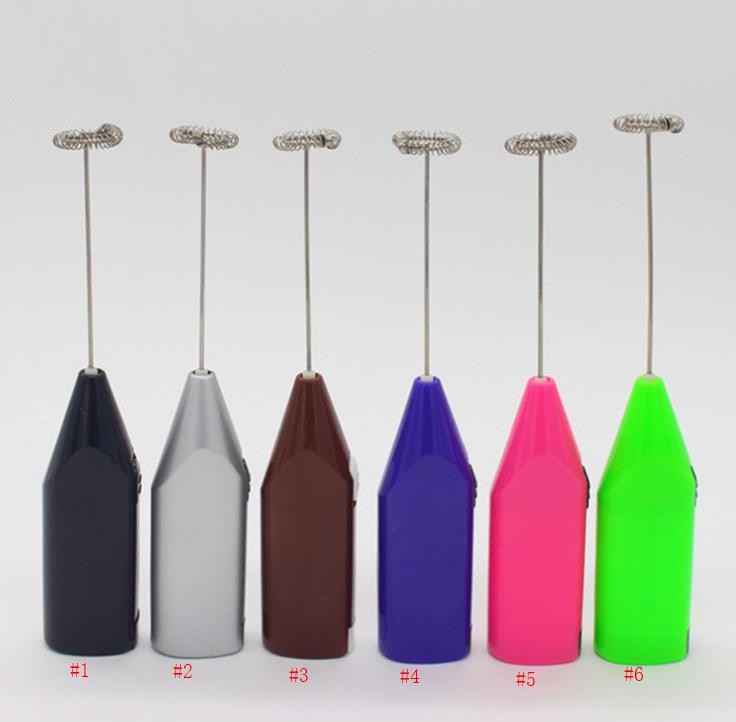 Handheld Stainless Steel Coffee Milk Frother Tool Foamer Drink Electric Whisk Mixer Battery Operated Kitchen Egg Beater Stirrer SN3090