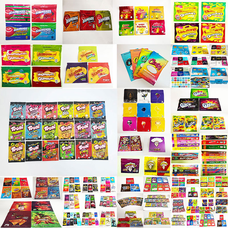 Edible Gummies Bag Weedtarts Starburst Edibles Packaging warheads errlli Trolli Trrlli airheads For Mylar bags
Edible Gummies Bag Weedtarts Starburst Edibles Packaging warheads errlli Trolli Trrlli airheads For Mylar bags