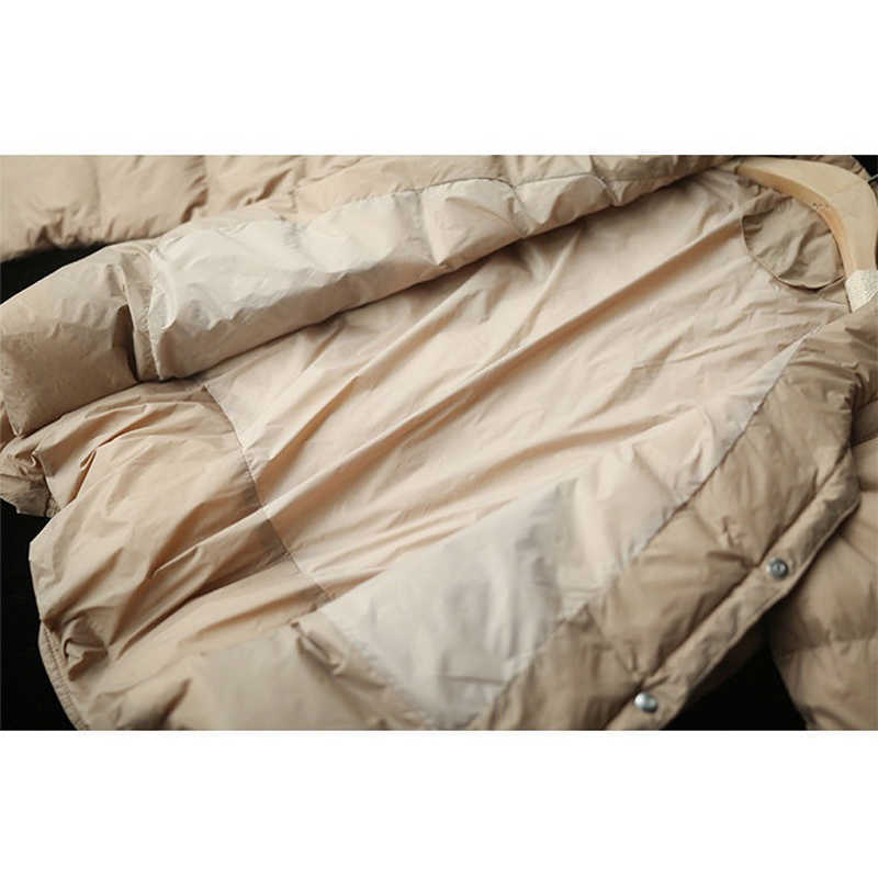 SEDUTMO Spring Fashion Duck Down Coat Women Slim Warm Jackets Autumn Casual Pocket Parkas ED1426 210819