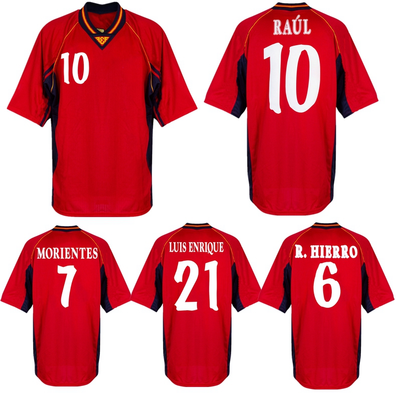 1998 spain retro soccer jersey 98 99 RAÚL HIERRO Morientes Luis Enrique Alfonso KIKO Nadal vintage classic football shirt, 98 home jersey
1998 spain retro soccer jersey 98 99 RAÚL HIERRO Morientes Luis Enrique Alfonso KIKO Nadal vintage classic football shirt, 98 home jersey