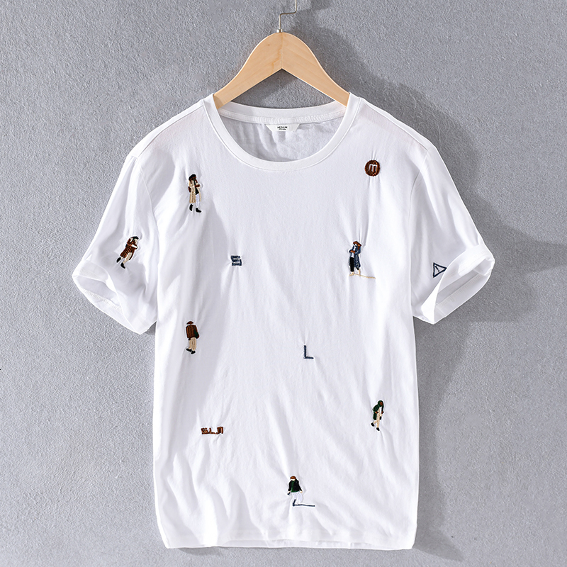 2021 New Bordado Manga Curta Nova Marca De Linho Camisa Masculina Moda Branca Camiseta Para Homem Casual Confortvel t Camisas Masculinas Mvb, White
2021 New Bordado Manga Curta Nova Marca De Linho Camisa Masculina Moda Branca Camiseta Para Homem Casual Confortvel t Camisas Masculinas Mvb, White