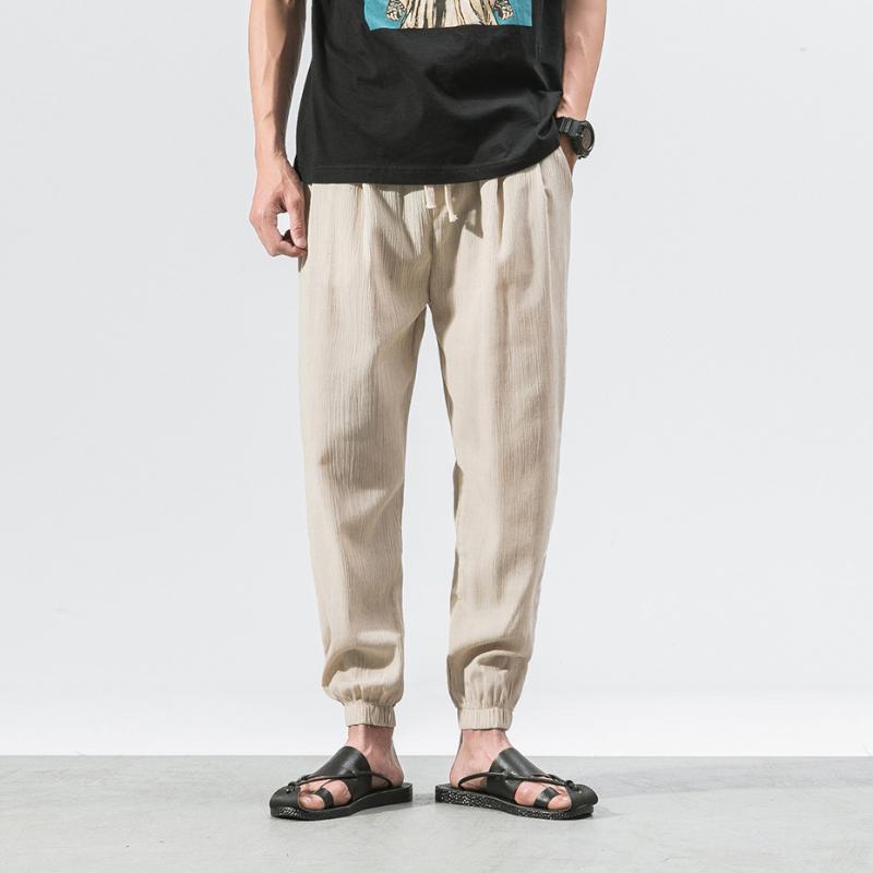 Men's Pants Yurui Spring Autumn Casual Loose Linen Men Plus Size Pencil Harem Trousers Solid Clothes Elastic Waist, Black
Men's Pants Yurui Spring Autumn Casual Loose Linen Men Plus Size Pencil Harem Trousers Solid Clothes Elastic Waist, Black