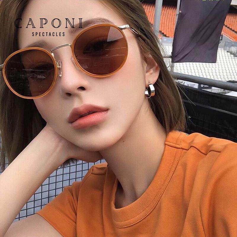 Sunglasses CAPONI Round Women Vintage Fashion Designer Brand Glasses Polarized UV Protect 2021 Sun For CP1859
Sunglasses CAPONI Round Women Vintage Fashion Designer Brand Glasses Polarized UV Protect 2021 Sun For CP1859