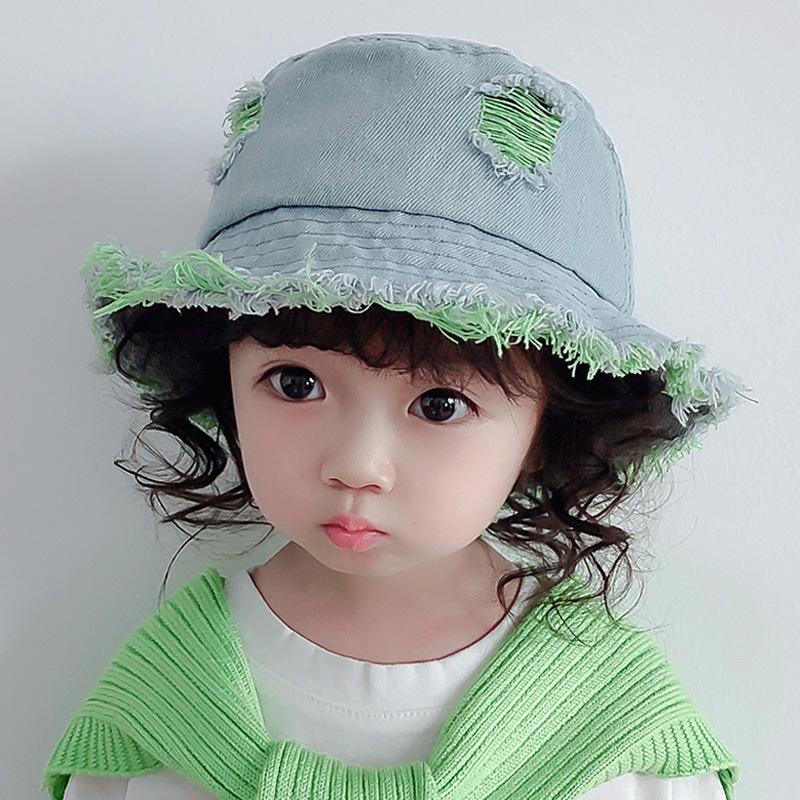 Cloches Child Cowboy Hat Spring Casual Sun Protection Fashion Denim Fisherman, Green
Cloches Child Cowboy Hat Spring Casual Sun Protection Fashion Denim Fisherman, Green