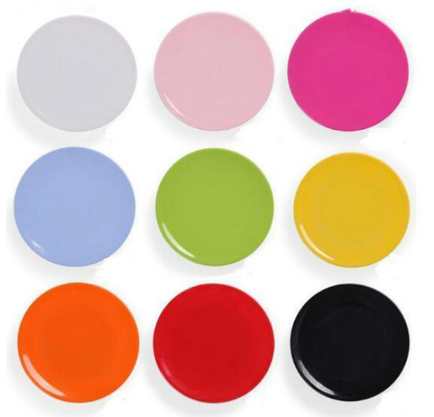 Food Sushi Melamine Dishes Rotary Plates Round Colorful Conveyor Belt Serving Plate RRD6798 Free shipping