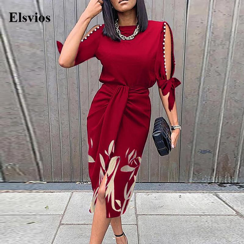 Party Dresses Lady Elegant O Neck Draped Slit Long Dress Sexy Hollow Out Tie-Up Half Sleeve Women Fashion Retro Leaf Print, 02 black
Party Dresses Lady Elegant O Neck Draped Slit Long Dress Sexy Hollow Out Tie-Up Half Sleeve Women Fashion Retro Leaf Print, 02 black