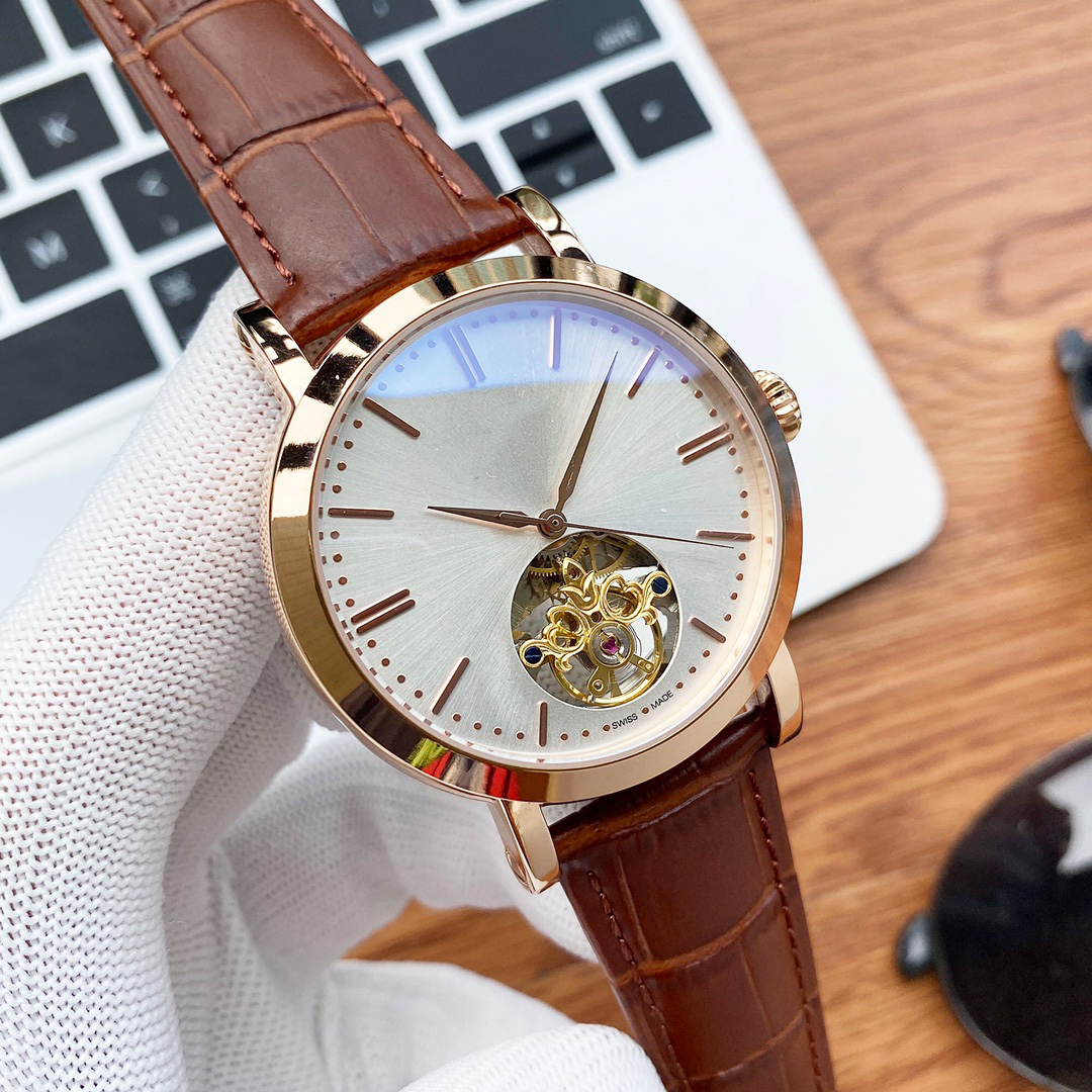 Classic men watches Automatic Movement Sapphire Mirror watch Casual Wristwatch Leather Strap Design-watch 41mm, Black
Classic men watches Automatic Movement Sapphire Mirror watch Casual Wristwatch Leather Strap Design-watch 41mm, Black