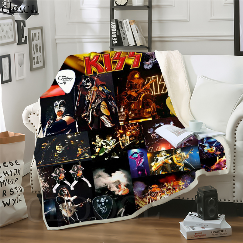 CLOOCL Metal Rock Kiss Band 3D Print Harajuku Conditioning Blanket Sofa Teens Bedding Throw Blankets Plush Quilt
CLOOCL Metal Rock Kiss Band 3D Print Harajuku Conditioning Blanket Sofa Teens Bedding Throw Blankets Plush Quilt