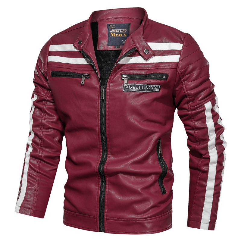 2021 New Sewing and Occasional Street Fashion of Motorcycle Leather From Winter Men's Jacket in Addition to Veet 823o, Blue.
2021 New Sewing and Occasional Street Fashion of Motorcycle Leather From Winter Men's Jacket in Addition to Veet 823o, Blue.