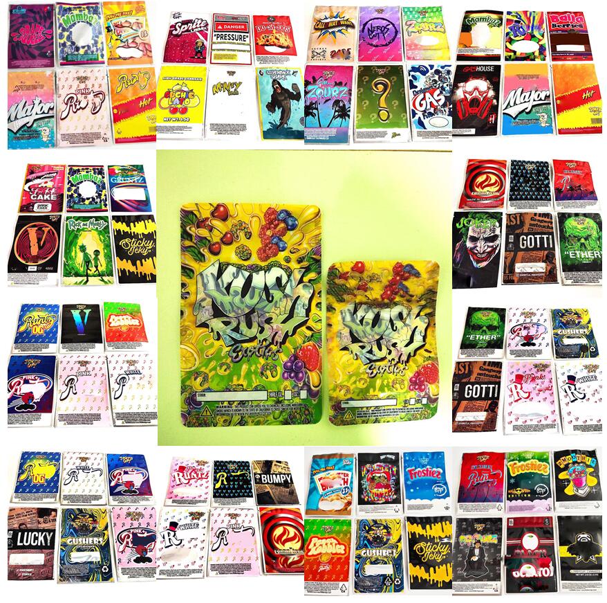 packing Plastic bags resealable Edible Mylar Childproof Packaging EXOTICSS KUSH RUSH Gummies Sealing Retail package Bag
packing Plastic bags resealable Edible Mylar Childproof Packaging EXOTICSS KUSH RUSH Gummies Sealing Retail package Bag
