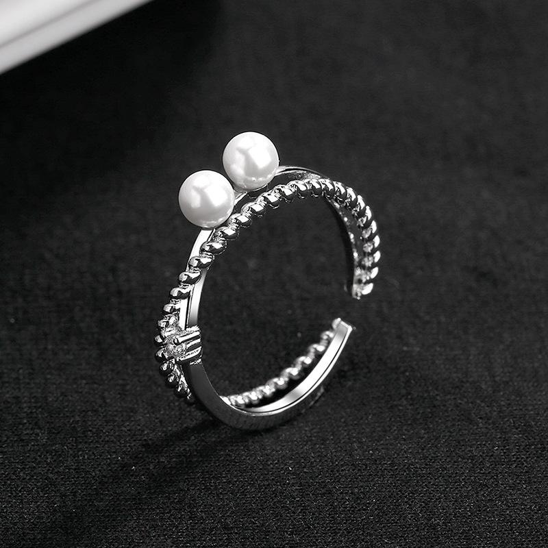 Wedding Rings Minimalist Simulated Peal Cross X Crystal Ring For Women Geometry Proposal Gift Anillos Mujer Two Layer Hollow Korean Jewelry
Wedding Rings Minimalist Simulated Peal Cross X Crystal Ring For Women Geometry Proposal Gift Anillos Mujer Two Layer Hollow Korean Jewelry