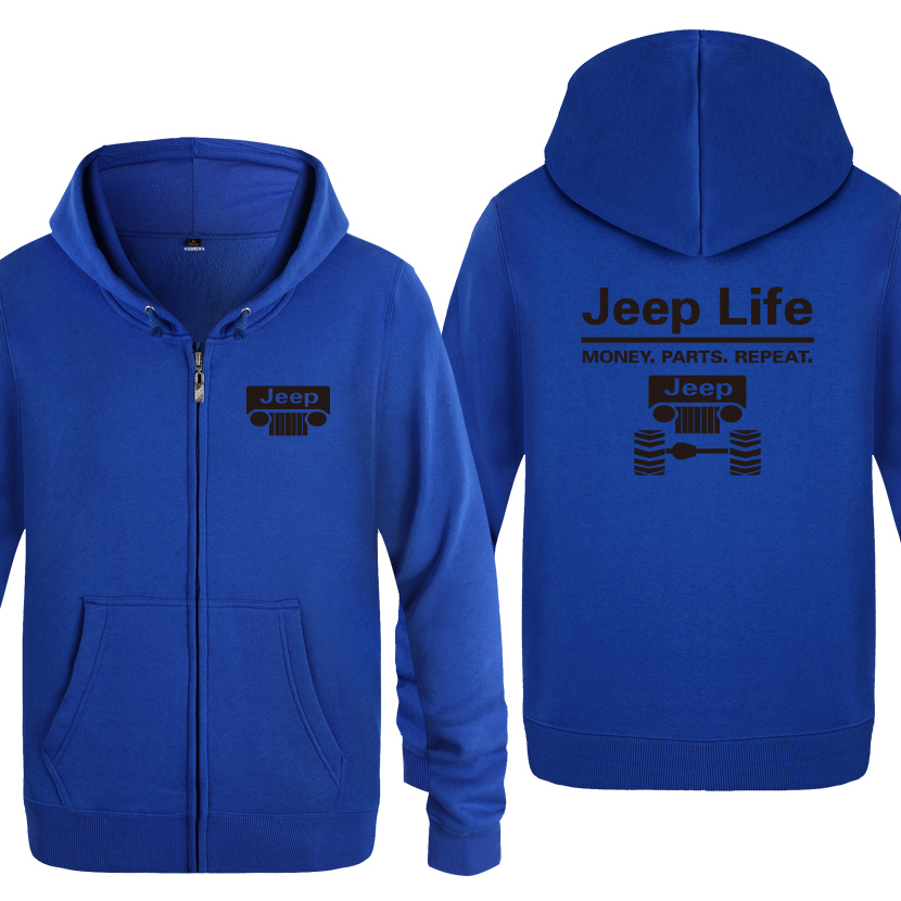 Car Life - Money Parts Repeat Novelty Creative Sweatshirts Men Mens Zipper Hooded Fleece Hoodies Cardigans 201020