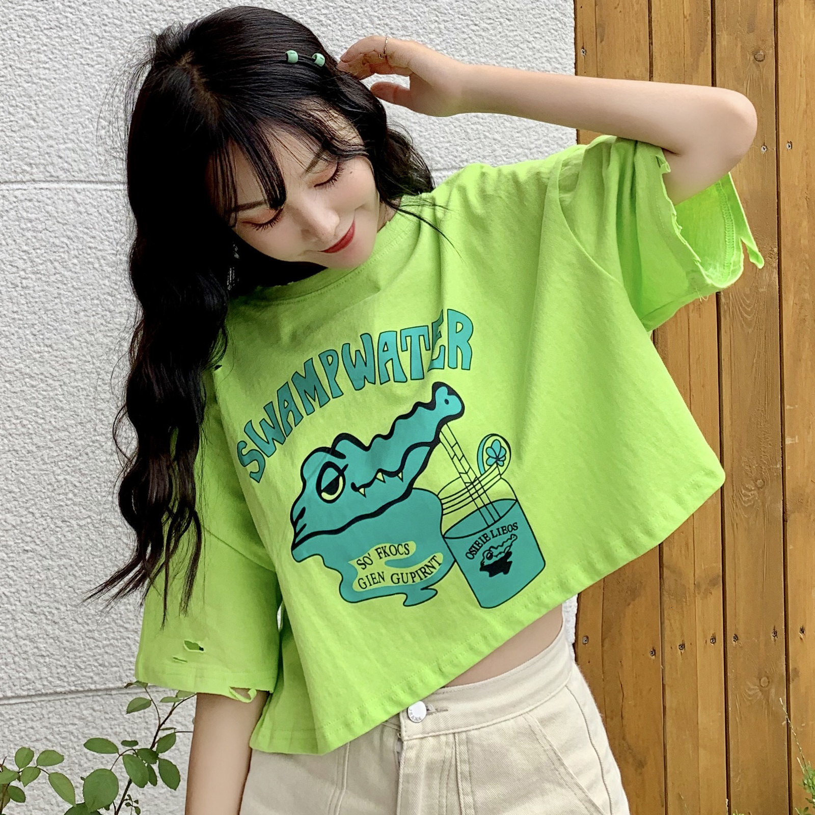 2021 New Harajuku Ulzzang Kawaii Top Harvest of Cartoons Print Short Sleeve Japanese Schoolgirl Style Loose Female Street Tops Summer B6nt, White
2021 New Harajuku Ulzzang Kawaii Top Harvest of Cartoons Print Short Sleeve Japanese Schoolgirl Style Loose Female Street Tops Summer B6nt, White
