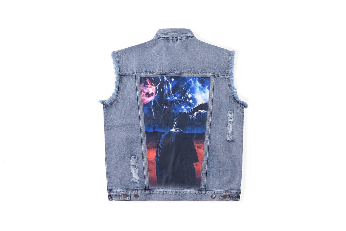 2021 New Travis Scott Sleeveless Cactus Jack Denim Women Men Vest Coat Cowboy Fashion Jean Astroworld Jacket 3x4s, Black
2021 New Travis Scott Sleeveless Cactus Jack Denim Women Men Vest Coat Cowboy Fashion Jean Astroworld Jacket 3x4s, Black