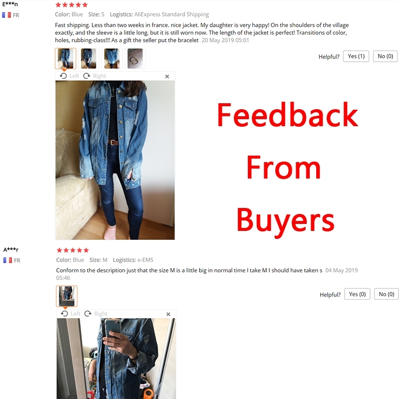 Loose Plus Size Jean Jacket Women Coat Denim Jackets Long Sleeve Hole Ripped Denim Outerwear Spring Casual Female Outwear T200319