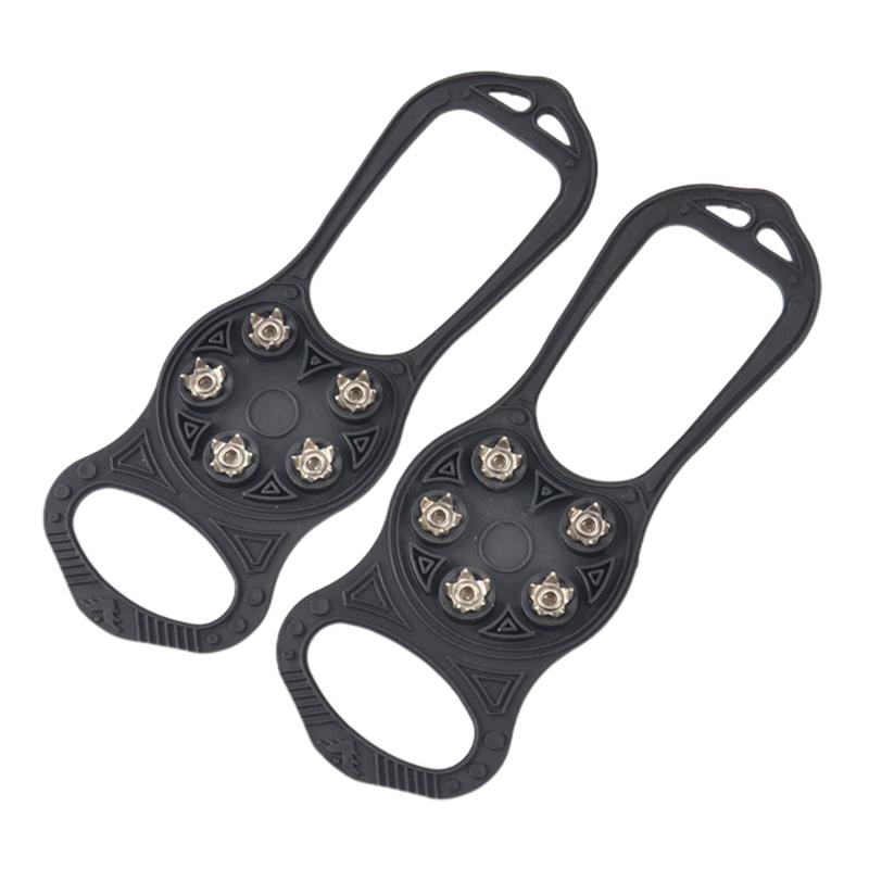 Sewing Notions & Tools 1 Pair Wear-resistant Ice Gripper Snow Non Slip 5 Teeth Hiking Skiing Crampons Outdoor Safe Climbing Walking Universa
Sewing Notions & Tools 1 Pair Wear-resistant Ice Gripper Snow Non Slip 5 Teeth Hiking Skiing Crampons Outdoor Safe Climbing Walking Universa