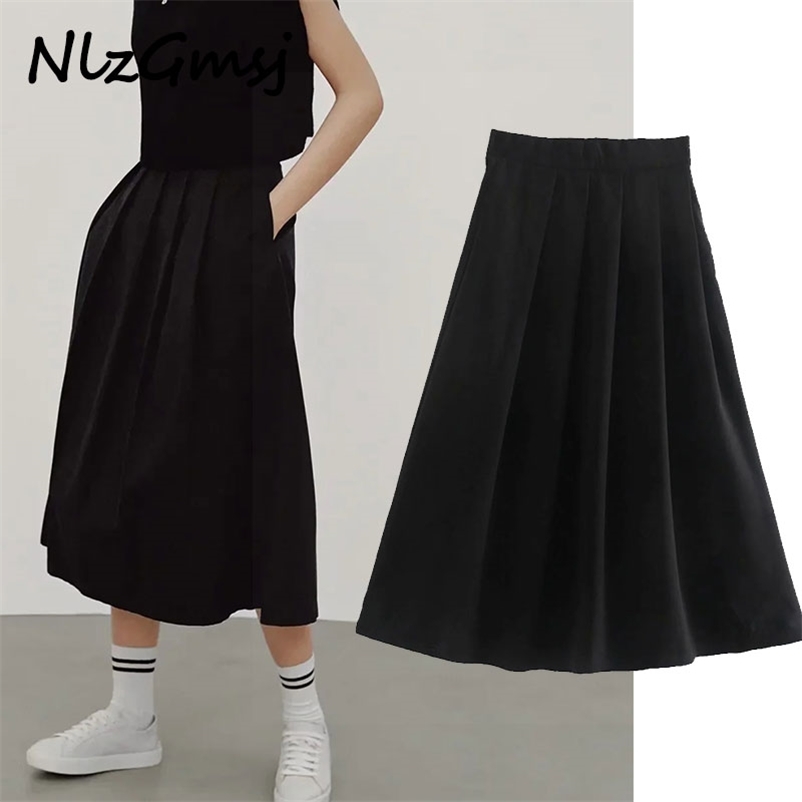 Skirt Women French retro corduroy black skirt spring autumn slim versatile A-line mid length 03 210628, As picture
Skirt Women French retro corduroy black skirt spring autumn slim versatile A-line mid length 03 210628, As picture
