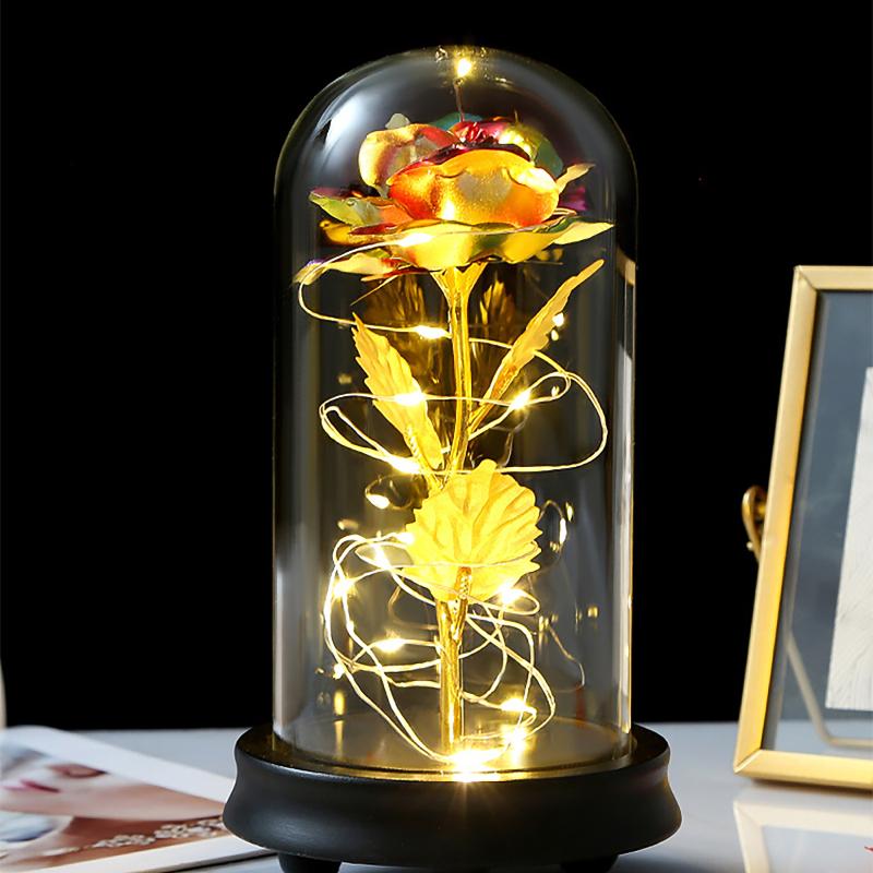 Decorative Flowers & Wreaths Xmas Navidad Ornament Christmas Eternal Flower With Light Red Rose Glass Dome Wooden Base Valentine'S Gifts LED, As shown
Decorative Flowers & Wreaths Xmas Navidad Ornament Christmas Eternal Flower With Light Red Rose Glass Dome Wooden Base Valentine'S Gifts LED, As shown