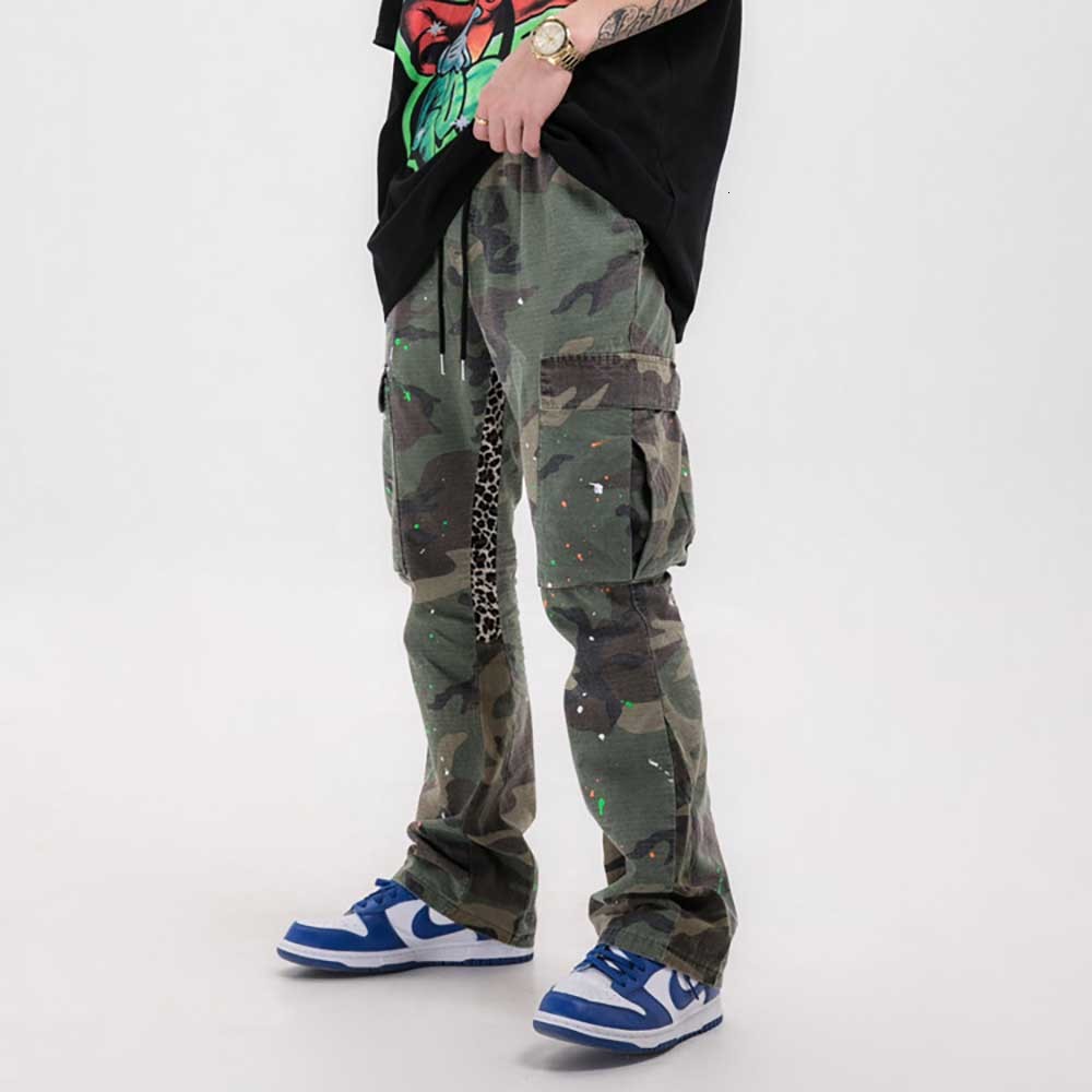 2021 New Multi-pocket Ink-splashing Camouflage Manly Overalls Military Cargo of the Army Leopard Style Shredded Pants Burned Vxph, Army green.
2021 New Multi-pocket Ink-splashing Camouflage Manly Overalls Military Cargo of the Army Leopard Style Shredded Pants Burned Vxph, Army green.