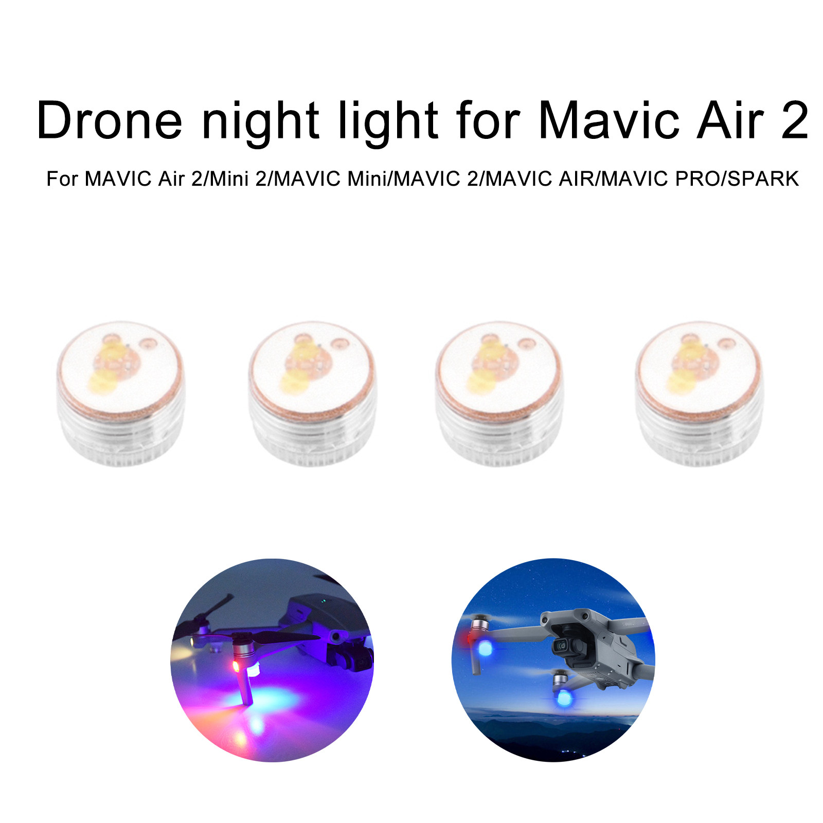 Red And Blue Flashing Drone Night Lights Led Signal Lamp Kit For Dji Mavic Air 2/mavic Mini/mavic2 Pro Quadcopter Accessories, 4pc red blue
Red And Blue Flashing Drone Night Lights Led Signal Lamp Kit For Dji Mavic Air 2/mavic Mini/mavic2 Pro Quadcopter Accessories, 4pc red blue