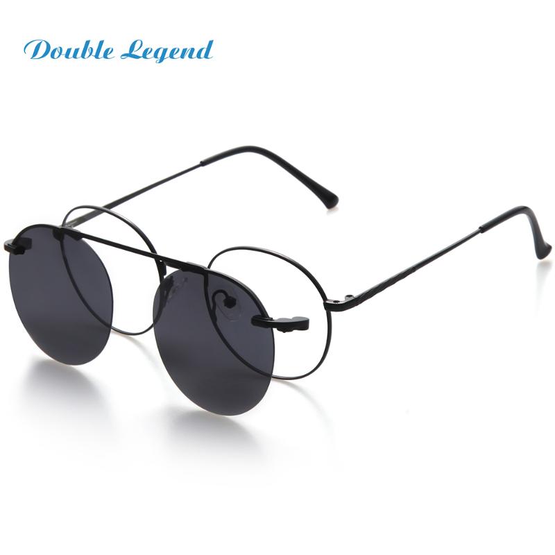 Sunglasses DOUBLE LEGEND 2021 Retro Round Men Polarized Magnetic Clip On Sun Glasses For Women Female Prescription Eyewear Black
Sunglasses DOUBLE LEGEND 2021 Retro Round Men Polarized Magnetic Clip On Sun Glasses For Women Female Prescription Eyewear Black